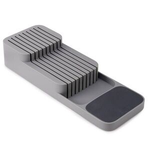 Joseph Joseph Compact Knife Organizer Gray Knife Holder & Storage Drawer